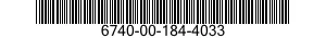 6740-00-184-4033  6740001844033 001844033
