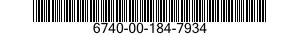 6740-00-184-7934  6740001847934 001847934