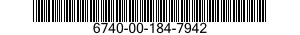 6740-00-184-7942  6740001847942 001847942