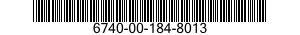 6740-00-184-8013  6740001848013 001848013