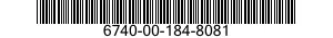 6740-00-184-8081  6740001848081 001848081