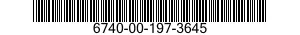 6740-00-197-3645  6740001973645 001973645