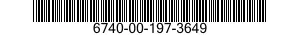 6740-00-197-3649  6740001973649 001973649