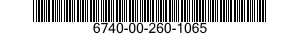 6740-00-260-1065  6740002601065 002601065