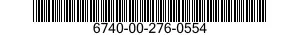 6740-00-276-0554  6740002760554 002760554