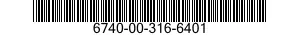 6740-00-316-6401  6740003166401 003166401