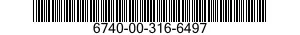 6740-00-316-6497  6740003166497 003166497