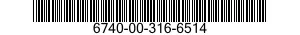 6740-00-316-6514  6740003166514 003166514