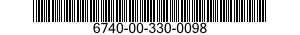 6740-00-330-0098  6740003300098 003300098