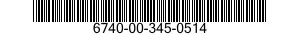 6740-00-345-0514  6740003450514 003450514