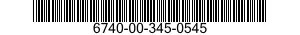 6740-00-345-0545  6740003450545 003450545