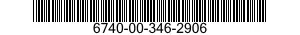 6740-00-346-2906  6740003462906 003462906
