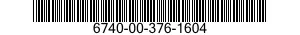 6740-00-376-1604  6740003761604 003761604