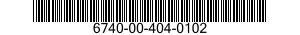 6740-00-404-0102  6740004040102 004040102