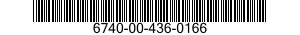 6740-00-436-0166  6740004360166 004360166