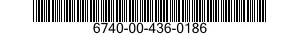 6740-00-436-0186  6740004360186 004360186