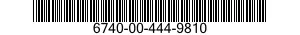 6740-00-444-9810  6740004449810 004449810