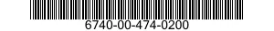 6740-00-474-0200 ELEVATOR ASSY-CHEMI 6740004740200 004740200