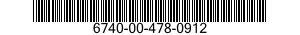 6740-00-478-0912  6740004780912 004780912