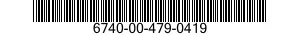 6740-00-479-0419  6740004790419 004790419