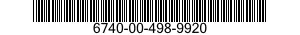 6740-00-498-9920  6740004989920 004989920