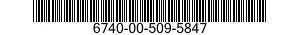6740-00-509-5847  6740005095847 005095847