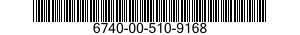 6740-00-510-9168  6740005109168 005109168