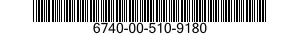 6740-00-510-9180  6740005109180 005109180