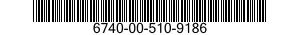 6740-00-510-9186  6740005109186 005109186