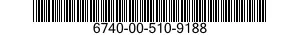 6740-00-510-9188  6740005109188 005109188