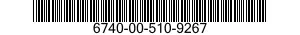 6740-00-510-9267  6740005109267 005109267