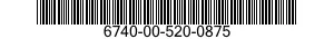 6740-00-520-0875  6740005200875 005200875