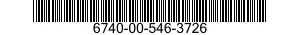 6740-00-546-3726  6740005463726 005463726