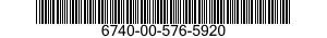 6740-00-576-5920  6740005765920 005765920