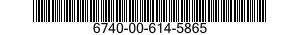 6740-00-614-5865  6740006145865 006145865