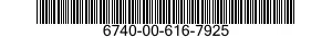 6740-00-616-7925  6740006167925 006167925