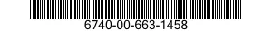 6740-00-663-1458  6740006631458 006631458