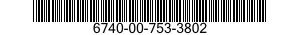 6740-00-753-3802  6740007533802 007533802