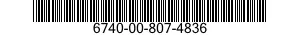 6740-00-807-4836  6740008074836 008074836