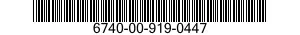 6740-00-919-0447  6740009190447 009190447
