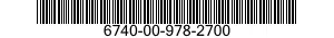 6740-00-978-2700  6740009782700 009782700