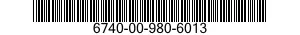 6740-00-980-6013  6740009806013 009806013
