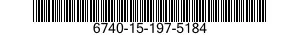 6740-15-197-5184 TRAY,BATH,PHOTOGRAPHIC 6740151975184 151975184