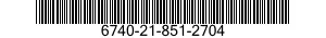 6740-21-851-2704  6740218512704 218512704