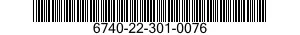 6740-22-301-0076  6740223010076 223010076