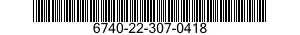 6740-22-307-0418 PROCESSING MACHINE,PHOTOGRAPHIC PAPER 6740223070418 223070418
