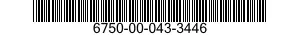 6750-00-043-3446  6750000433446 000433446