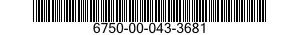 6750-00-043-3681  6750000433681 000433681