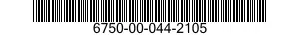 6750-00-044-2105  6750000442105 000442105