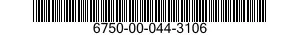 6750-00-044-3106  6750000443106 000443106